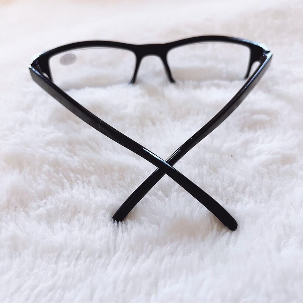 Vivian Black Rectangular Classic Reader Glasses N… - image 7